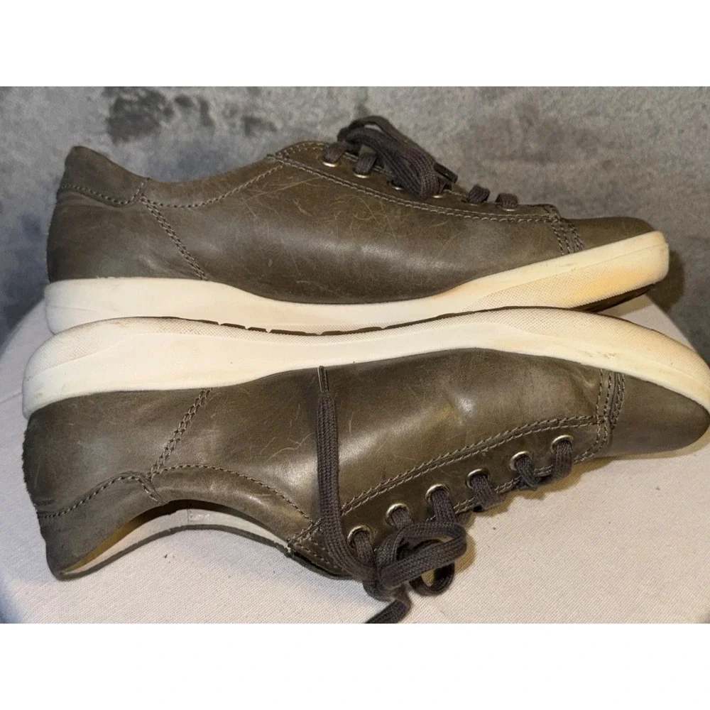 Josef Seibel Comfort Sneakers Minimalist Leather Lace Up Walking Shoes 38 sz 7